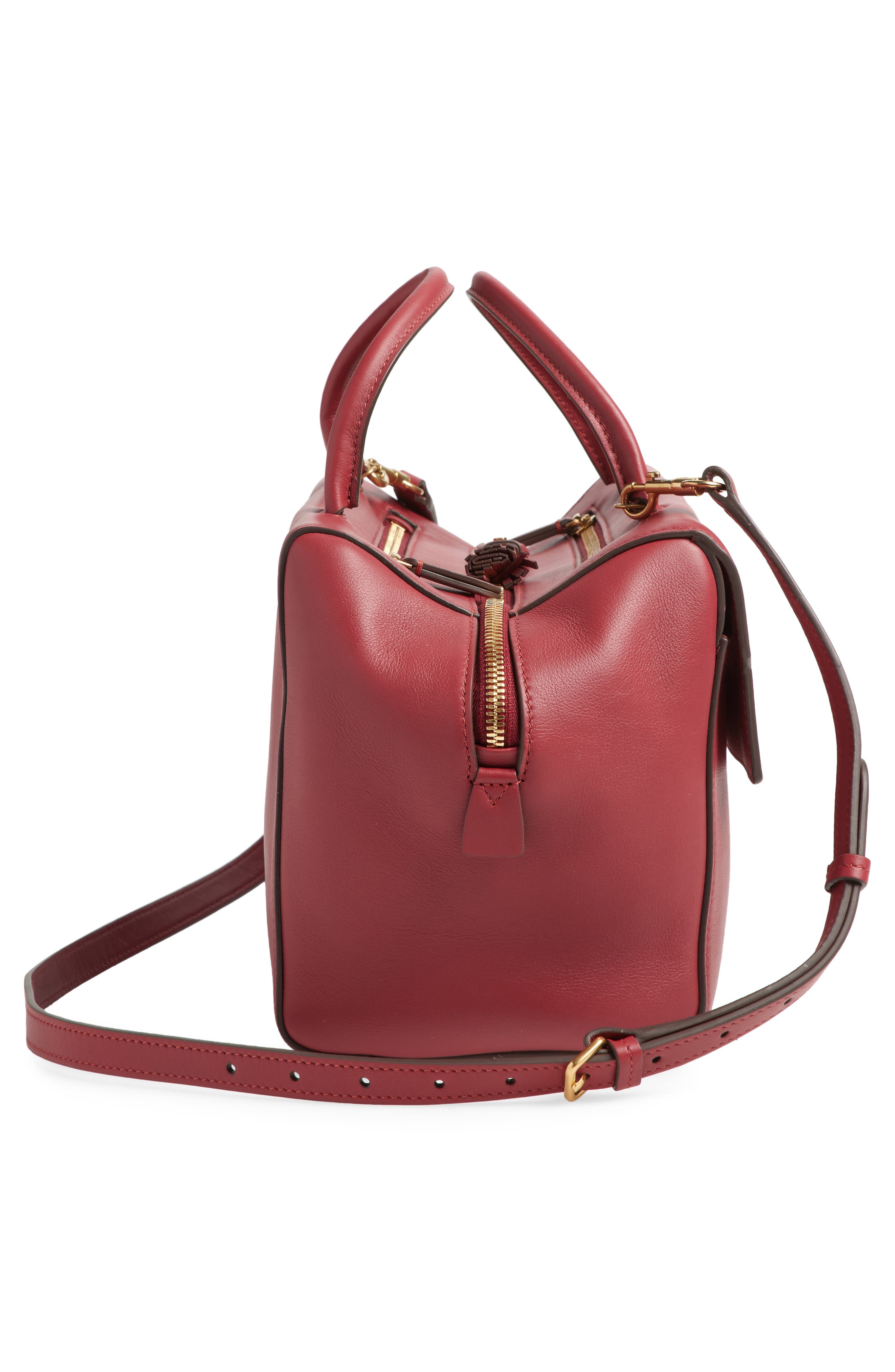 Anya Hindmarch Seaton Leather Handbag, Alternate, color, 