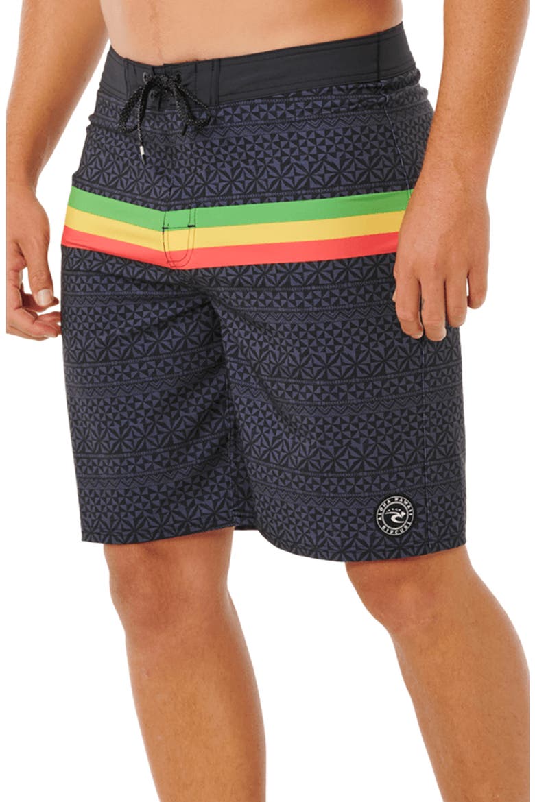 Mirage Hawaii Board Shorts, Alternate, color, BLACK