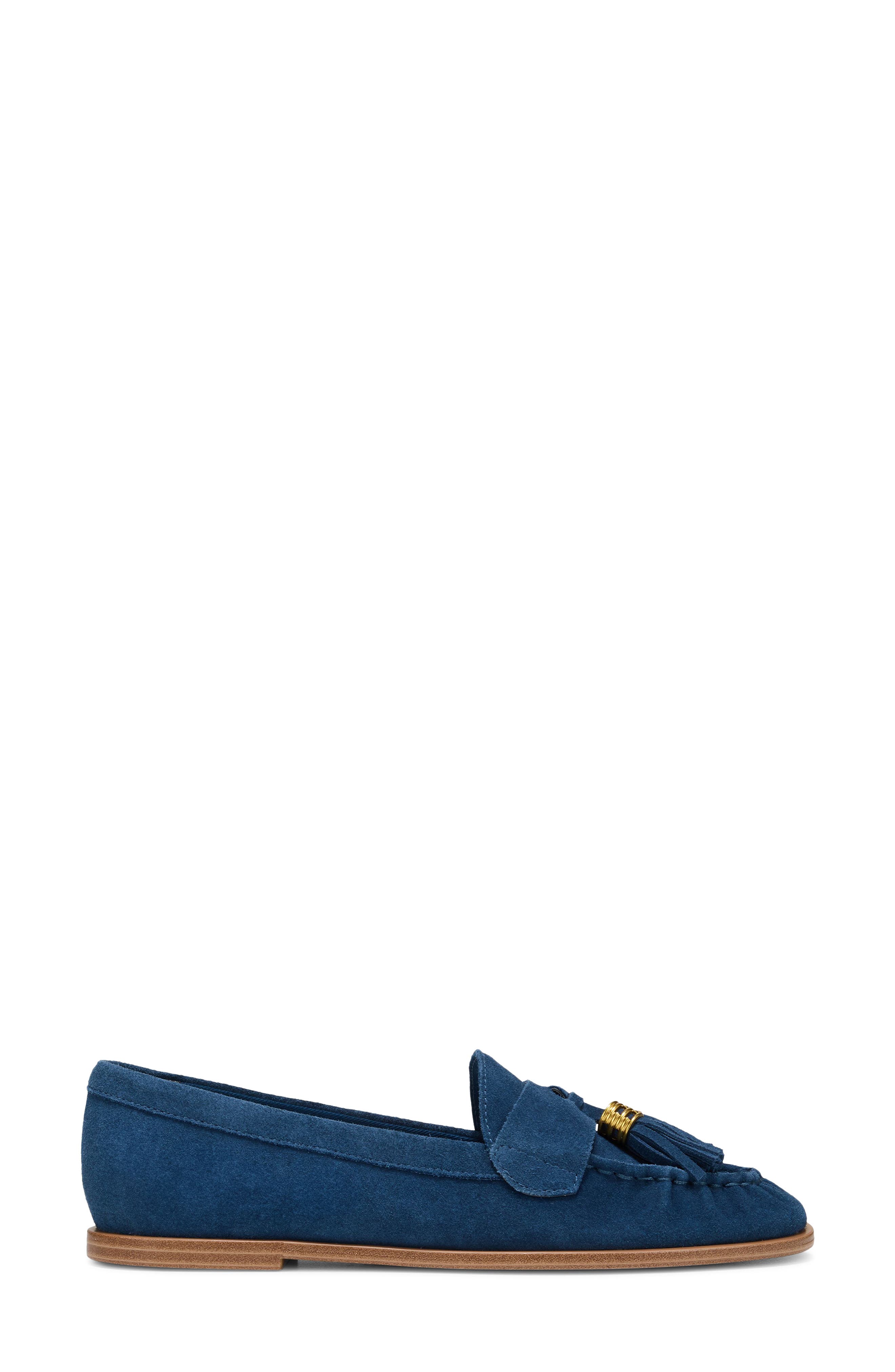 Carita Tassel Loafer, Alternate, color, LAPIS BLUE