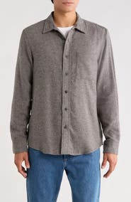 Treasure & Bond Donegal Flannel Button-Up Shirt