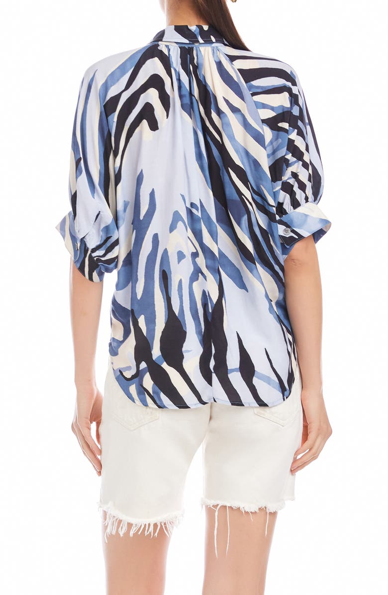 FIFTEEN TWENTY Yvette Woven Top, Alternate, color, Print