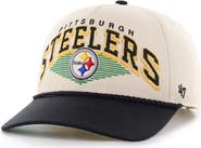 '47 Men's '47  Cream Pittsburgh Steelers Pomona Rope Adjustable Hitch Hat