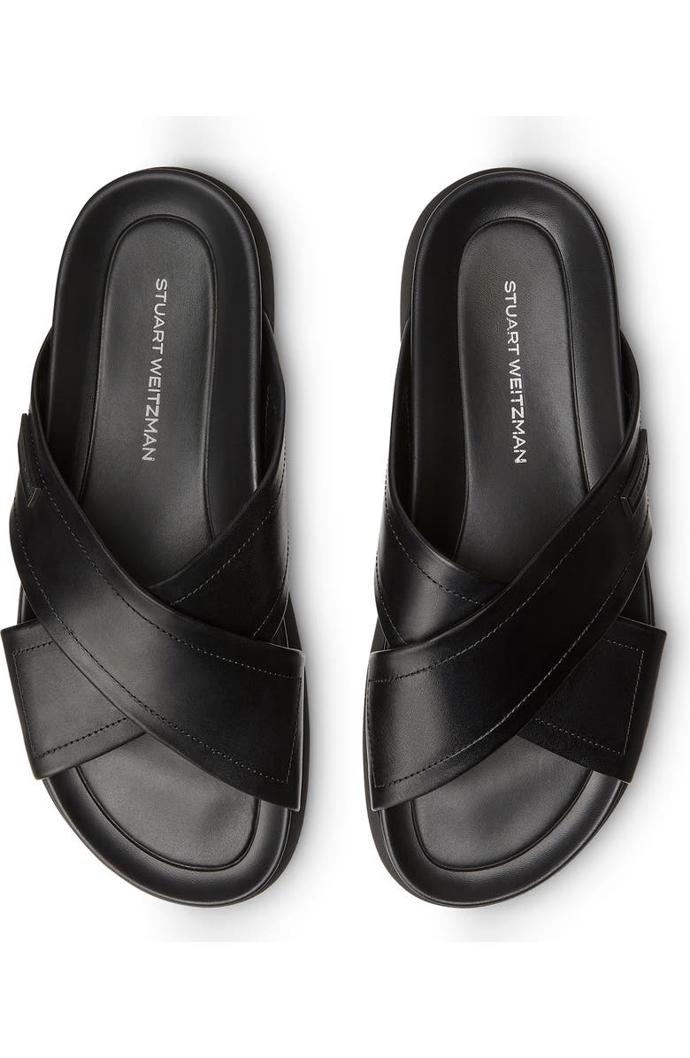 Stuart Weitzman Flex Crisscross Sport Slide Sandal, Alternate, color,