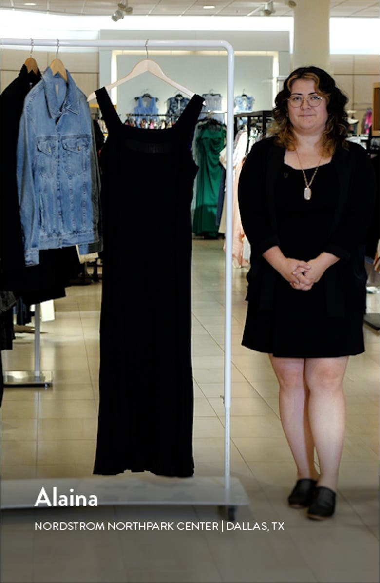 Solid Sleeveless Tiered Maxi Dress, sales video thumbnail