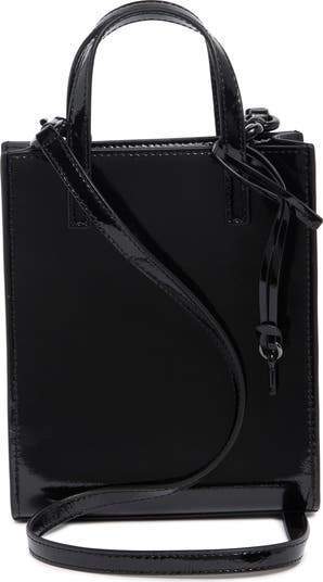 Micro Patent Leather Tote