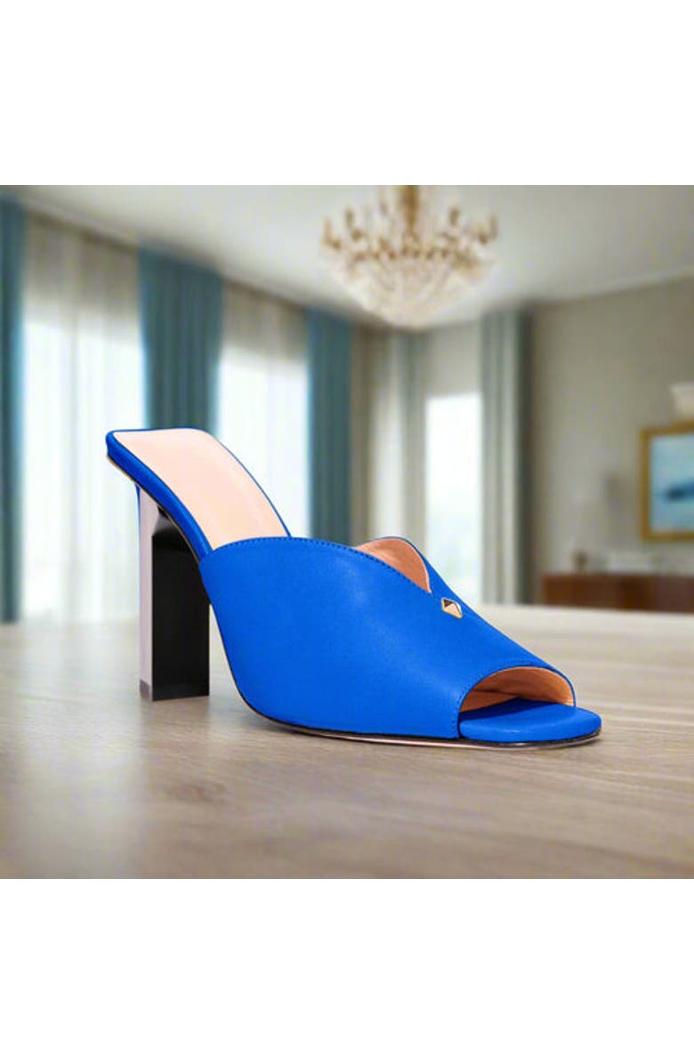 Tiannia Barnes Tiffany Mule Sandals - High, Alternate, color, Cobalt Blue