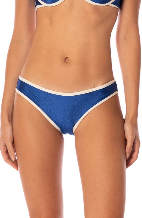 Cobalt Blue Iconic Reversible Bikini Bottoms