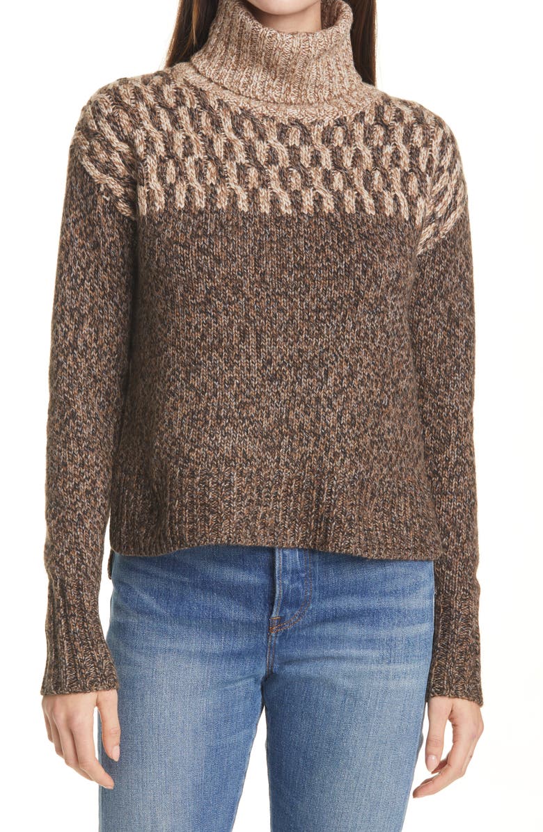 Veronica Beard Turtleneck Sweater, Main, color,