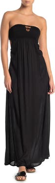 BOHO ME Strapless Maxi Cover-Up Dress