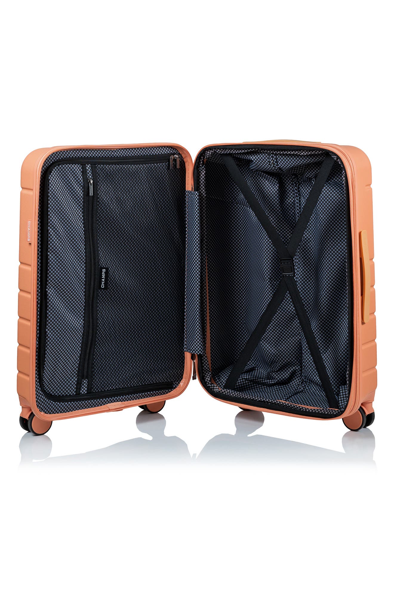 CHAMPS Spinner Suitcase 3-Piece Luggage Set, Alternate, color, 