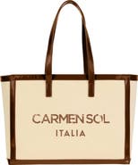 CARMEN SOL Capri Mid Canvas Tote