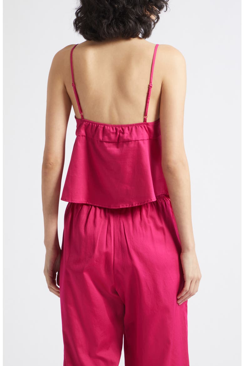 Yoko Triangle Tank Top, Alternate, color, AMARANTH