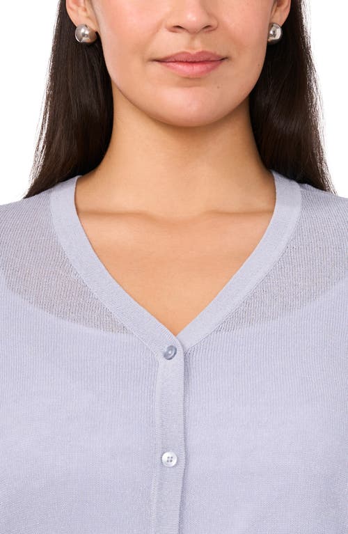 Halogenr Halogen(r) V-neck Cardigan In Blue Fog