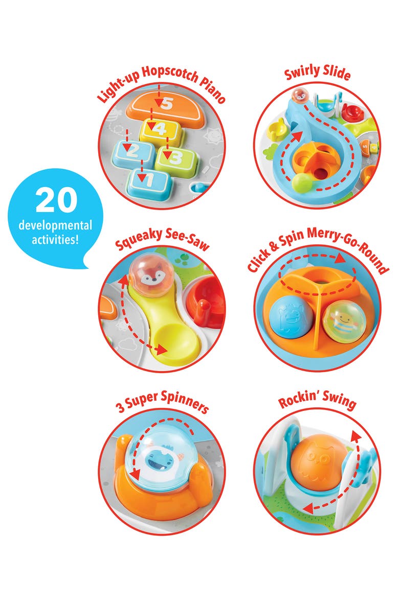 Explore & More Let's Roll Activity Table, Alternate, color, MULTI