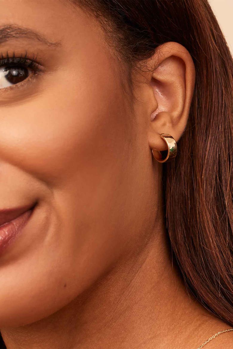 14K Yellow Gold The One Hoops, Alternate, color, Yellow Gold