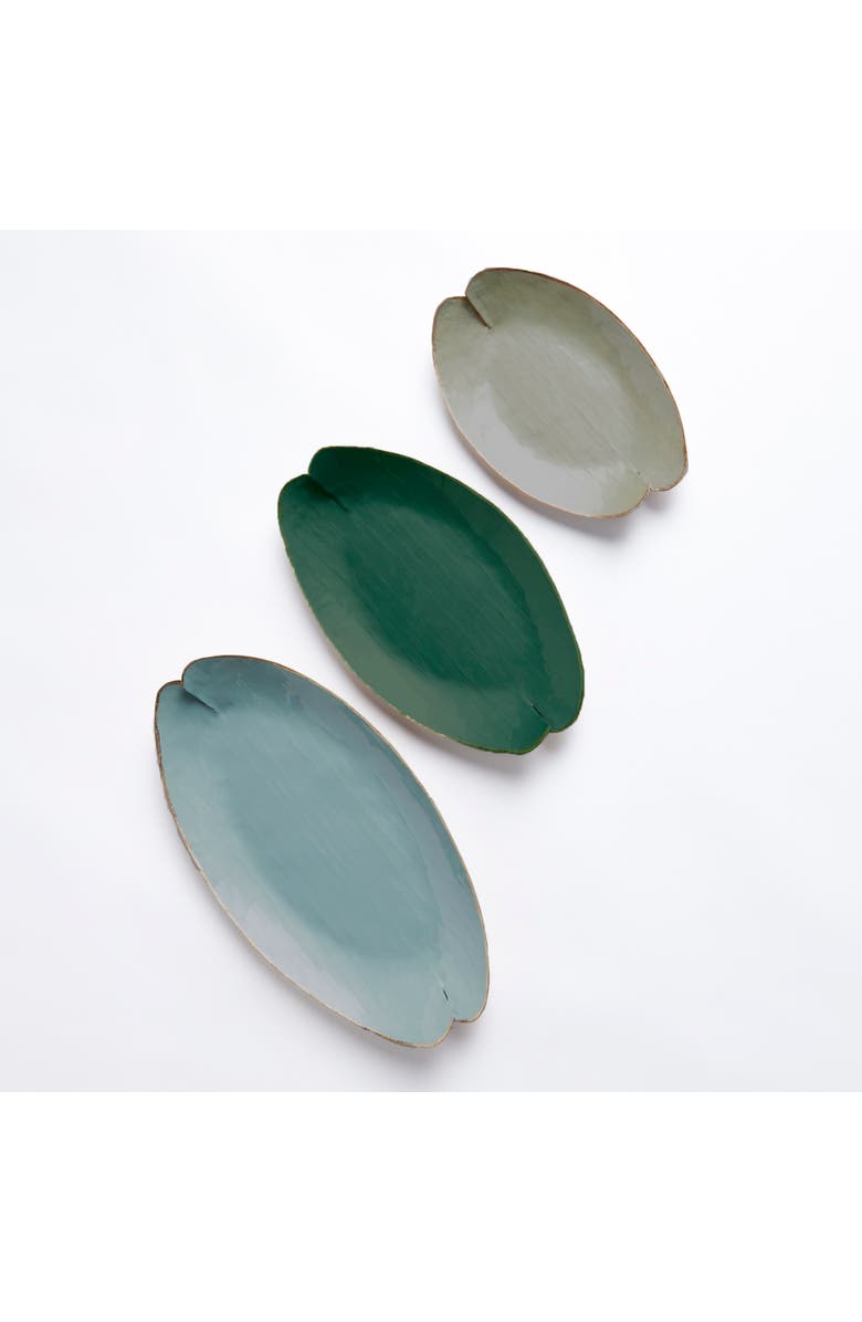 Napa Home & Garden Camden Decorative Trays Set of 3, Alternate, color, Green