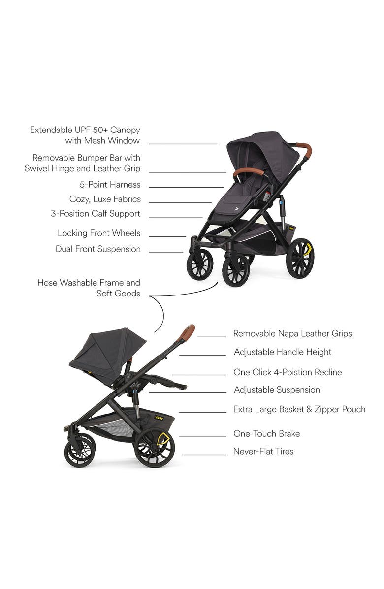 Veer Switch&Roll Stroller, Alternate, color, Gray Granite