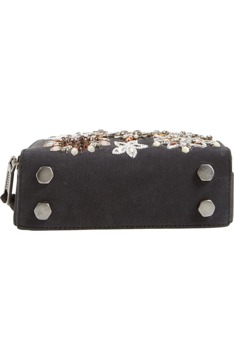 Rebecca Minkoff Embellished Box Leather Crossbody Bag, Alternate, color,