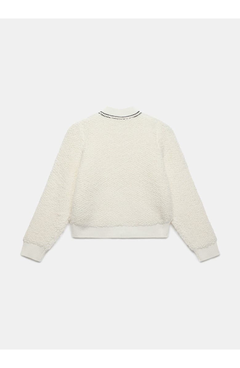 MINT VELVET Boucle Bomber Jacket, Alternate, color, Cream