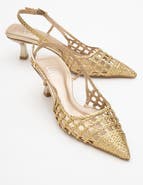 Prologue Shoes Heaven Knitted Pointed Toe Pump