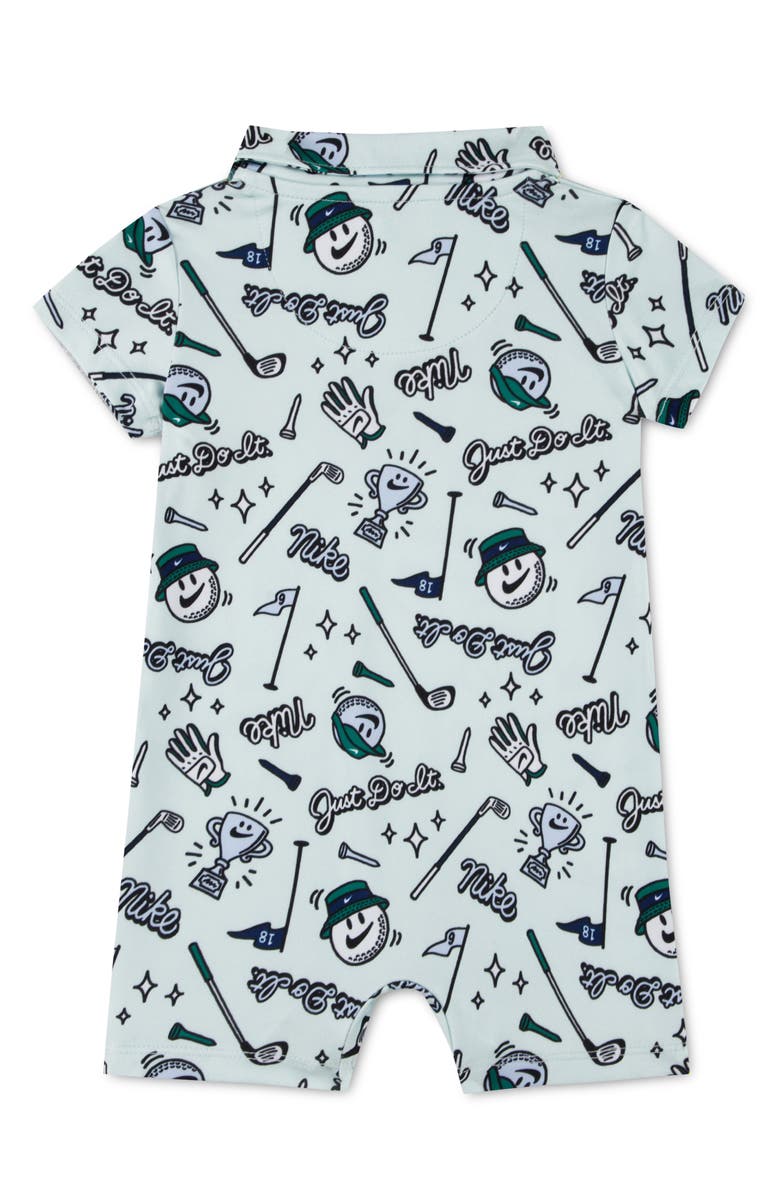 Nike Sportswear Polo Romper, Alternate, color, Barely Green