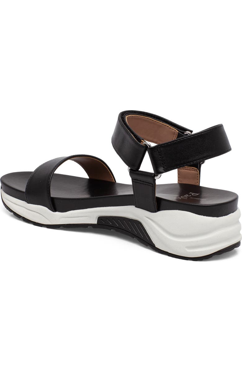 Linea Paolo Rio Sandal, Alternate, color, Black Leather