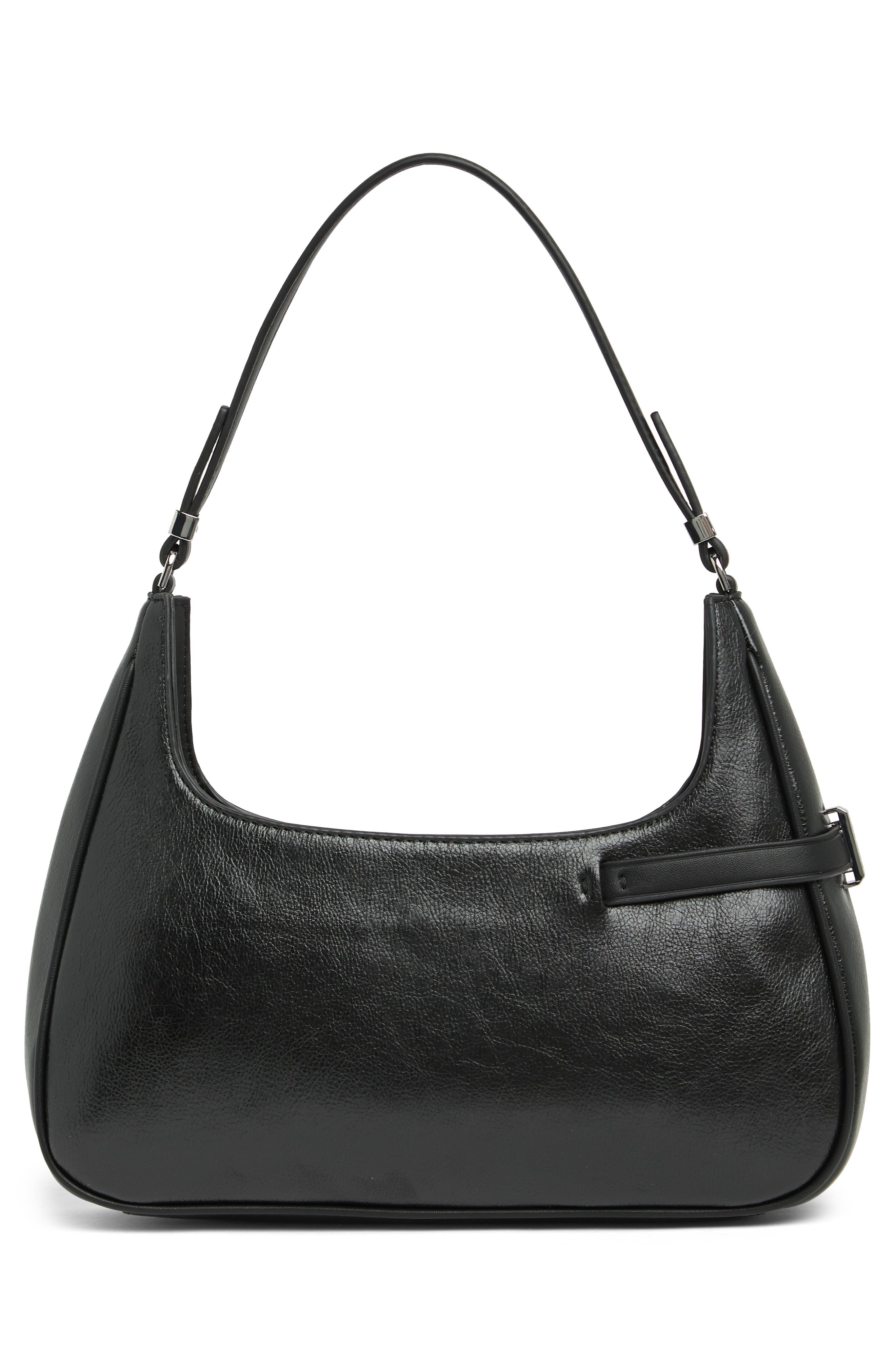 Calvin Klein Becky Waxed Shoulder Bag, Alternate, color, 