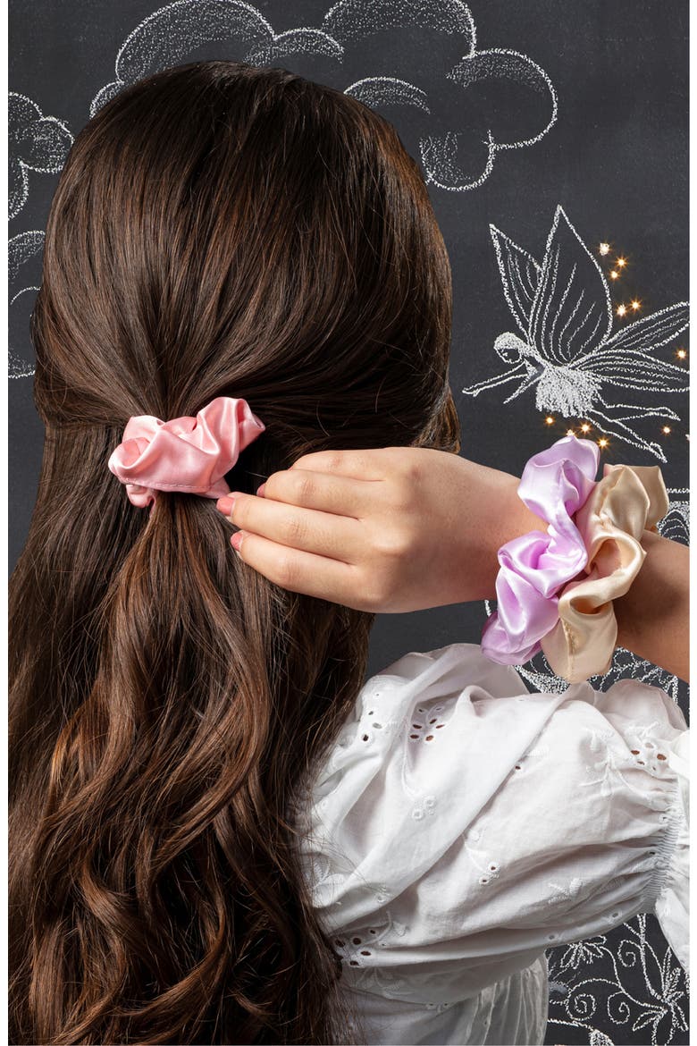 Kids' Good Hair Day Scrunchie Set, Alternate, color, OPEN MISCELLANEOUS