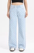 Bayeas High Waist Straight Leg Jeans