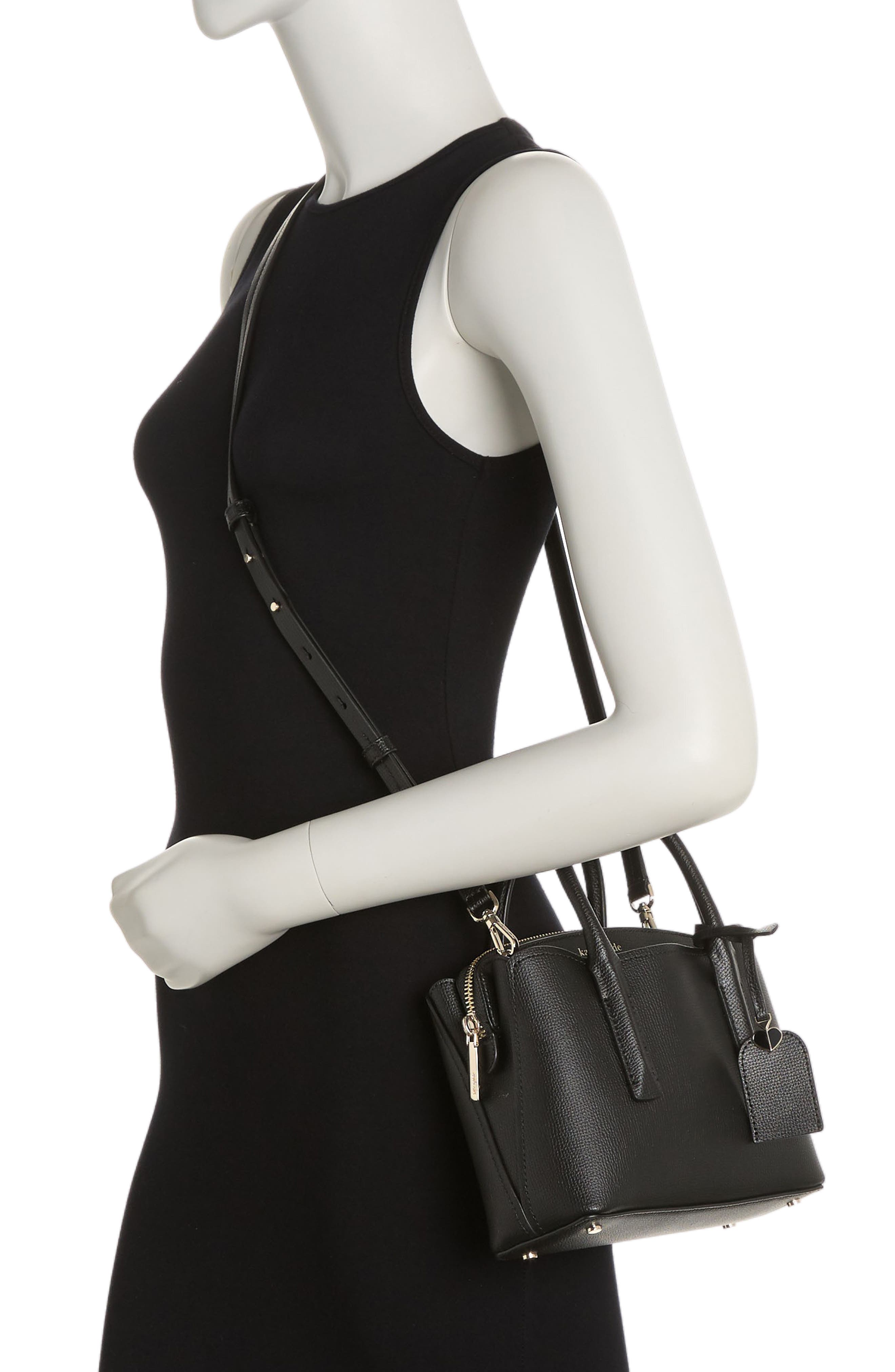 Kate Spade New York margaux leather mini satchel bag, Alternate, color, 