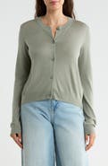 Splendid Erica Crewneck Button Front Cardigan