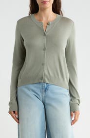 Splendid Erica Crewneck Button Front Cardigan