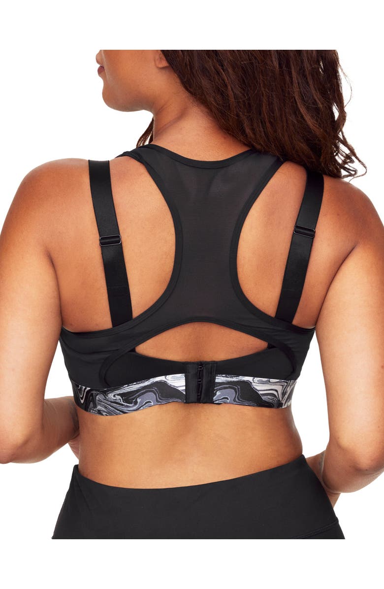 Adore Me Micah High-Impact Sports Bra, Alternate, color, Black