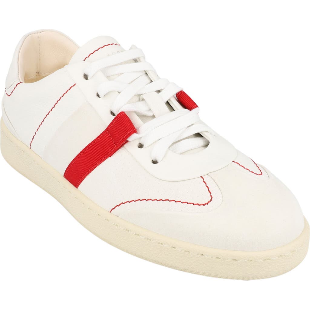 Ferragamo Garda Low-top Sneakers In Neutral