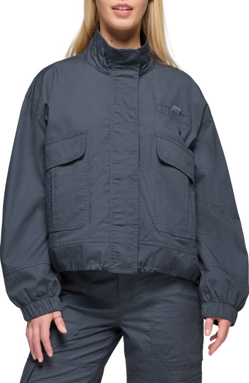 Prana Palisades Organic Cotton Blend Ripstop Jacket In Thundercloud