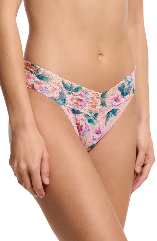 Shop Hanky Panky Print Original Rise Thong In Buy Myself Flowers