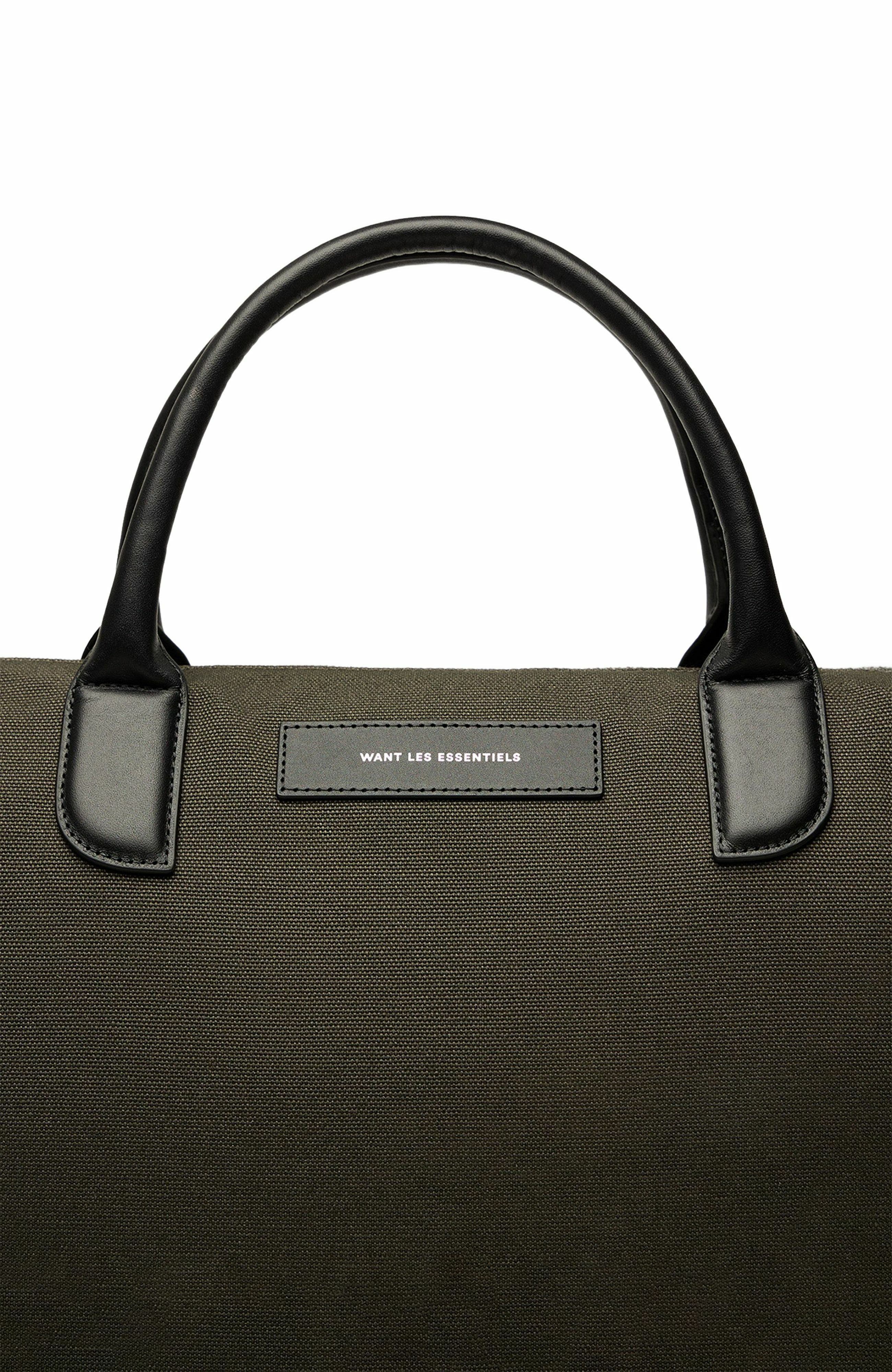 Want Les Essentiels O'Hare Organic Cotton Canvas Tote, Alternate, color, Green