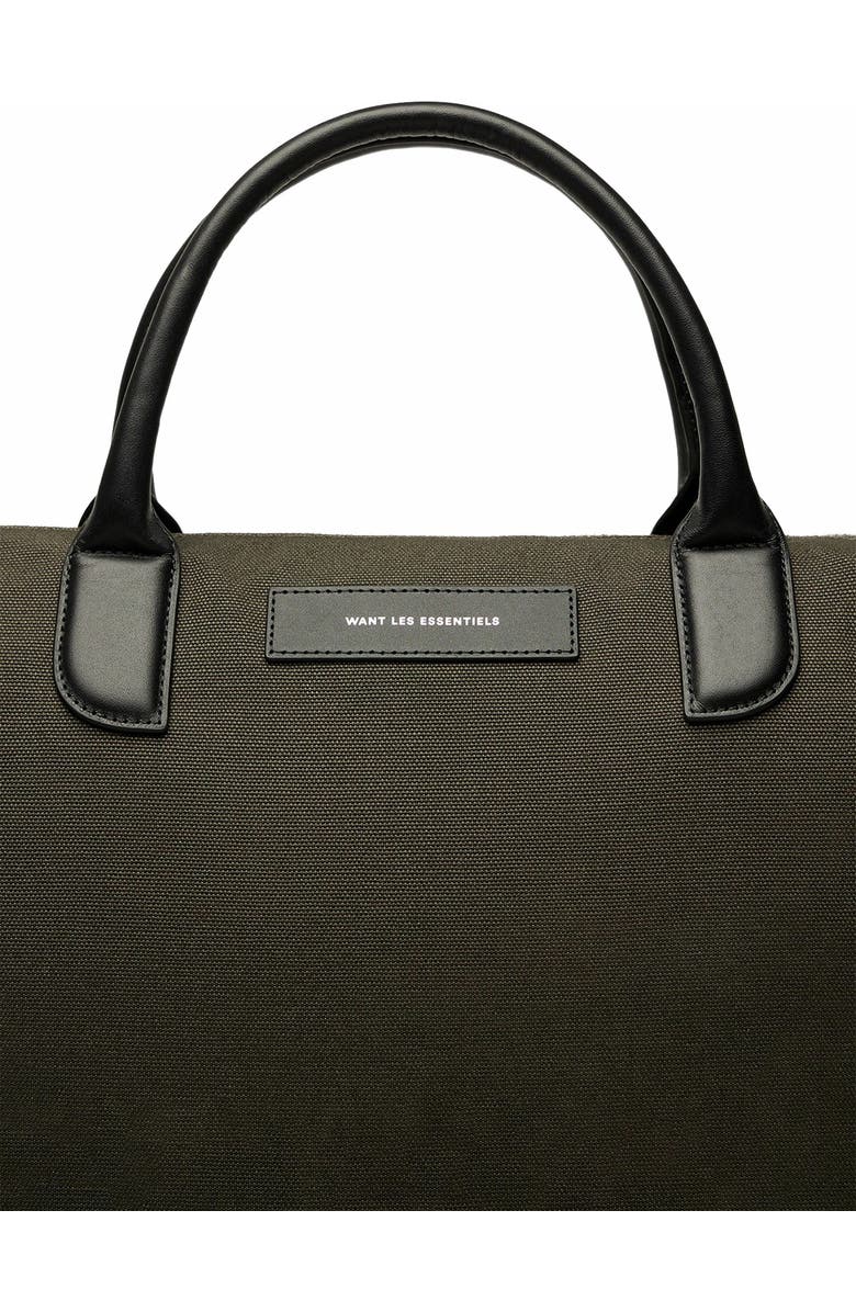 Want Les Essentiels O'Hare Organic Cotton Canvas Tote, Alternate, color, Green