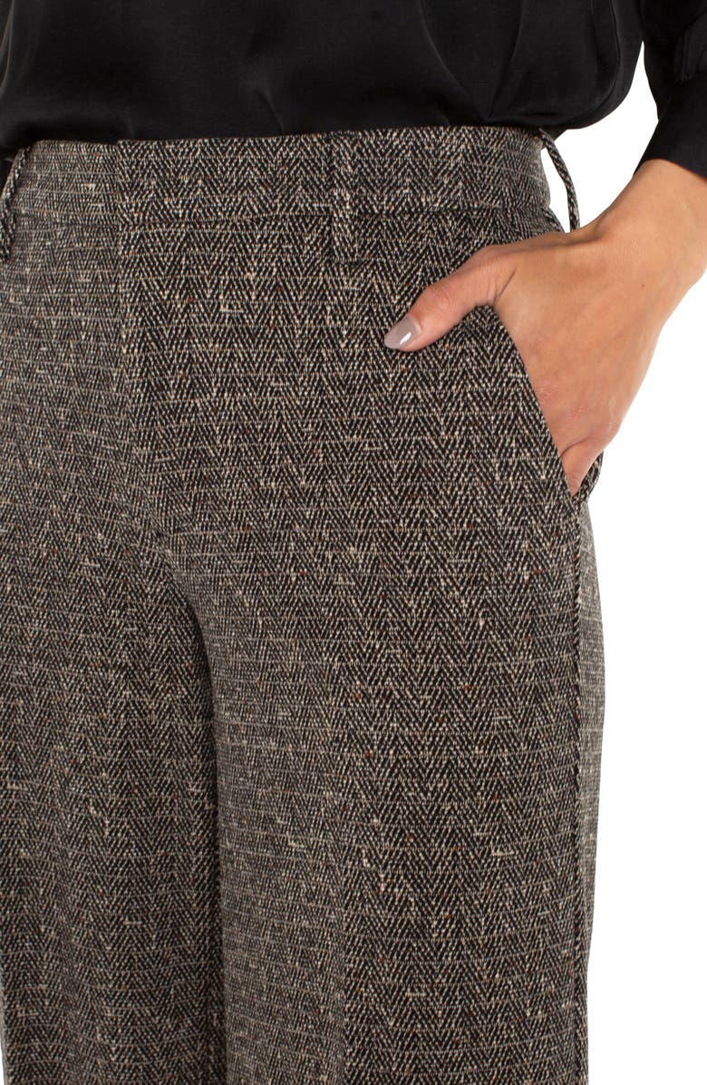 Liverpool Los Angeles Kelsey Herringbone Wide Leg Knit Pants, Alternate, color,