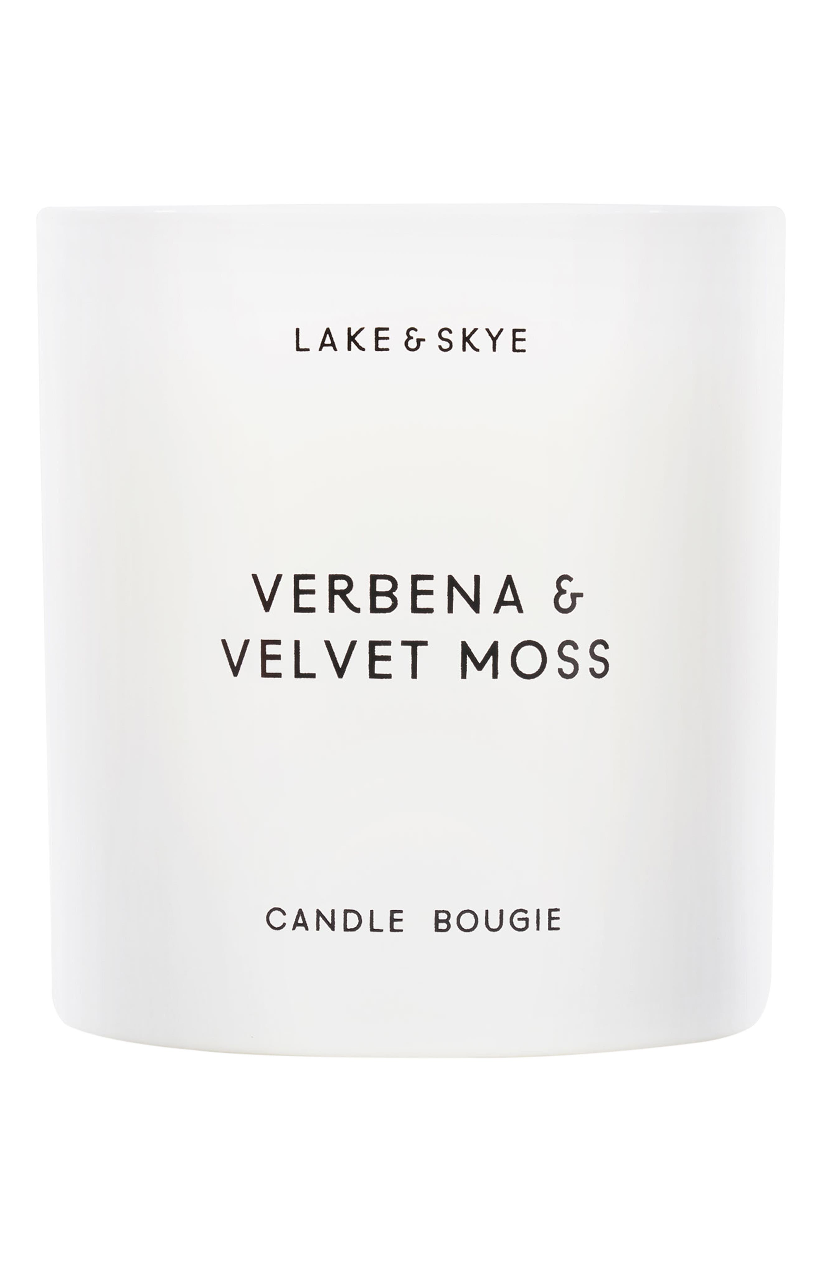 Lake & Skye Verbena & Velvet Moss Scented Candle