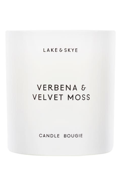 Verbena & Velvet Moss Scented Candle