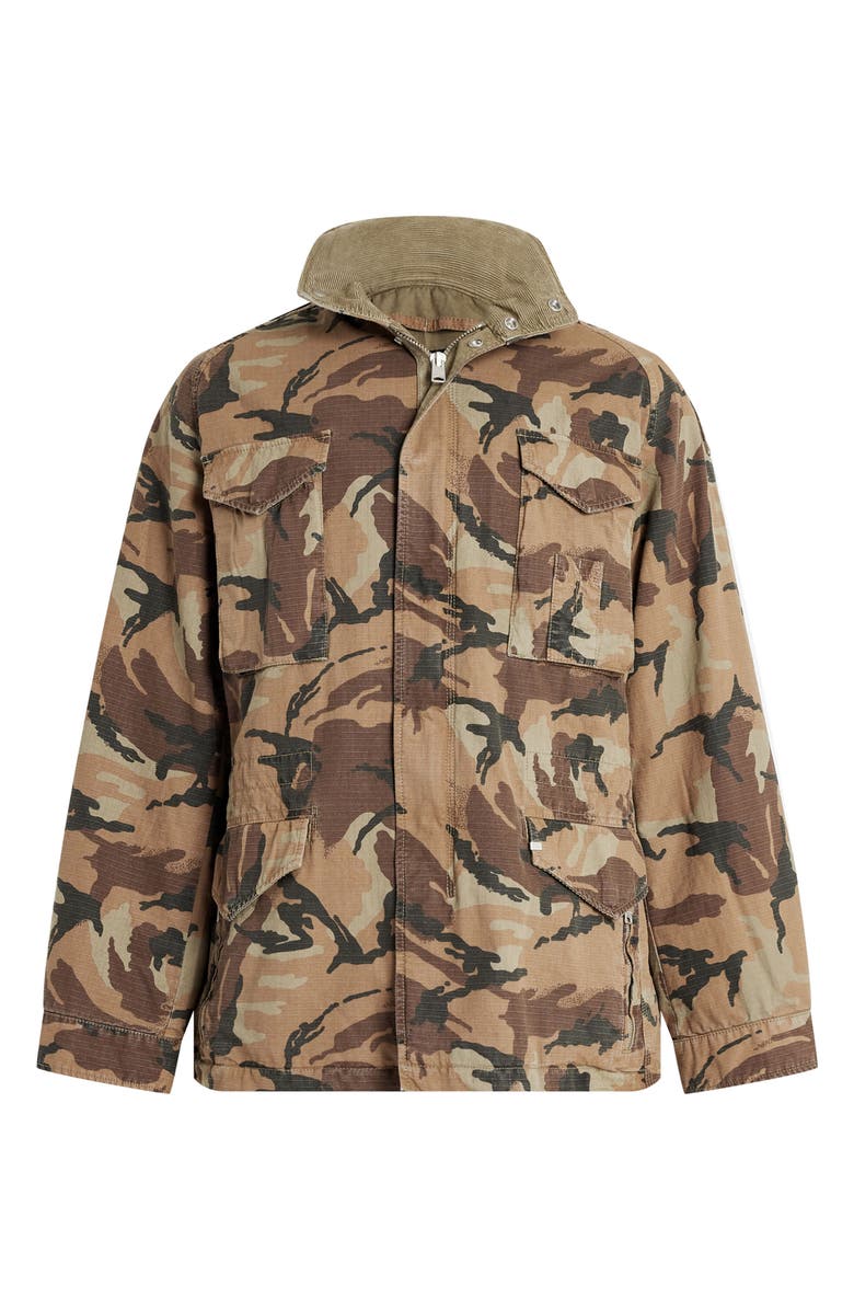 AllSaints Remo Hooded Jacket, Alternate, color, Brown