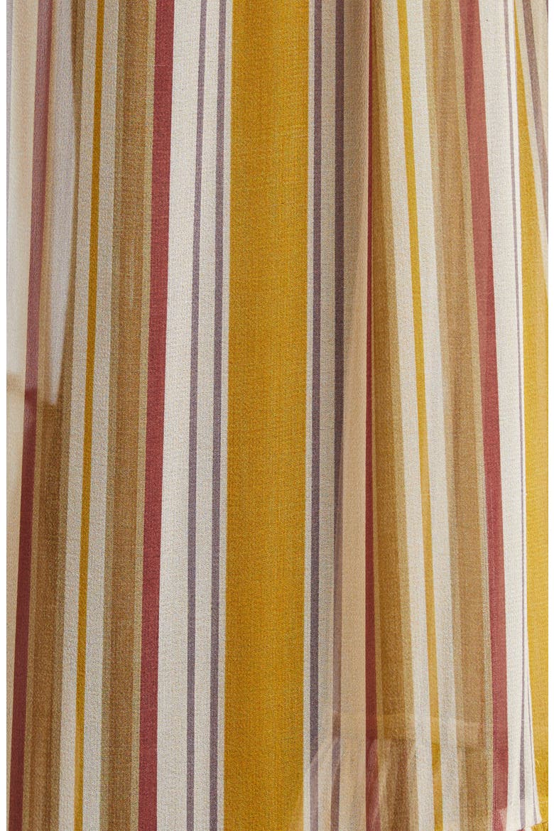Rebellion Bohemian Stripe Slipdress, Alternate, color, MUSTARD STRIPE