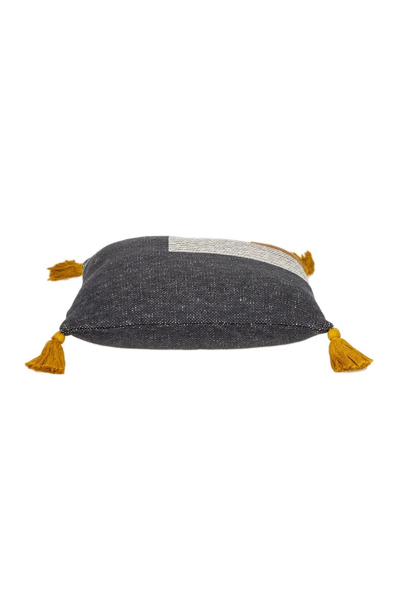 PARKLAND COLLECTION Fedrik Transitional Grey Throw Pillow, Alternate, color, 