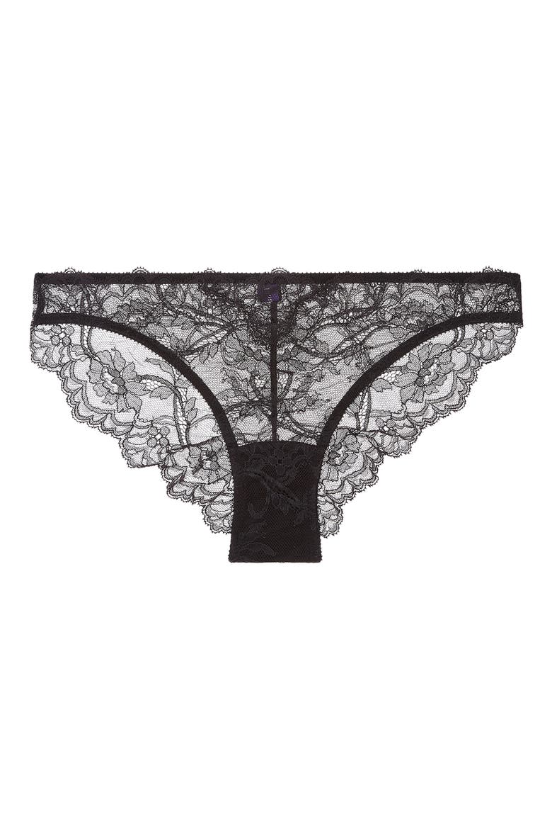 Anais Lace Hipster Panties, Alternate, color, NOIR