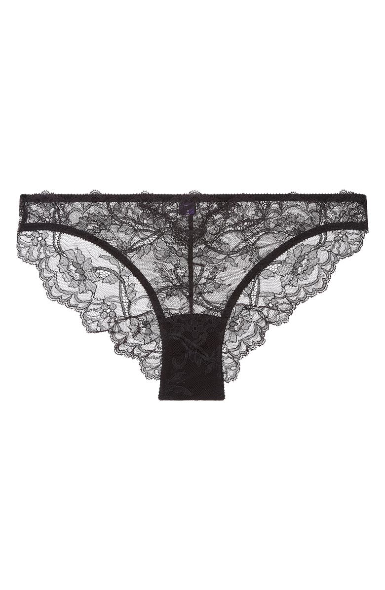 JOURNELLE Anais Lace Hipster Panties, Alternate, color, Noir