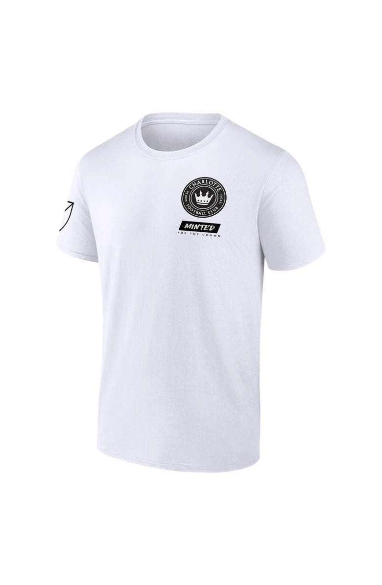 FANATICS Men's Fanatics Branded White Charlotte FC Team Success T-Shirt, Alternate, color, 