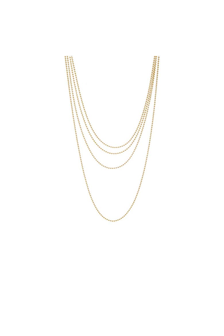 Ball Chain Link Necklace 14K, Alternate, color, 14K Gold - 18 Inch