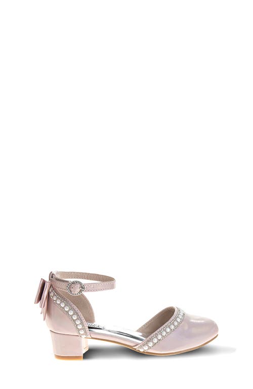 Badgley Mischka Collection Kids' Ankle Strap Pump In Pink
