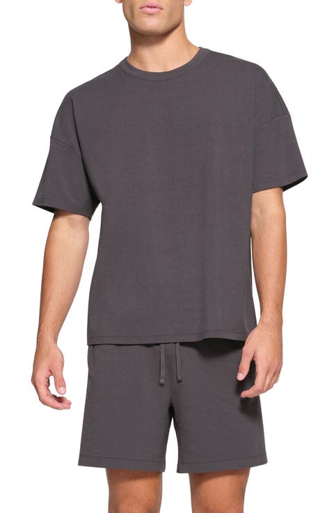 Oversize Stretch Crewneck T-Shirt (Regular & Big)